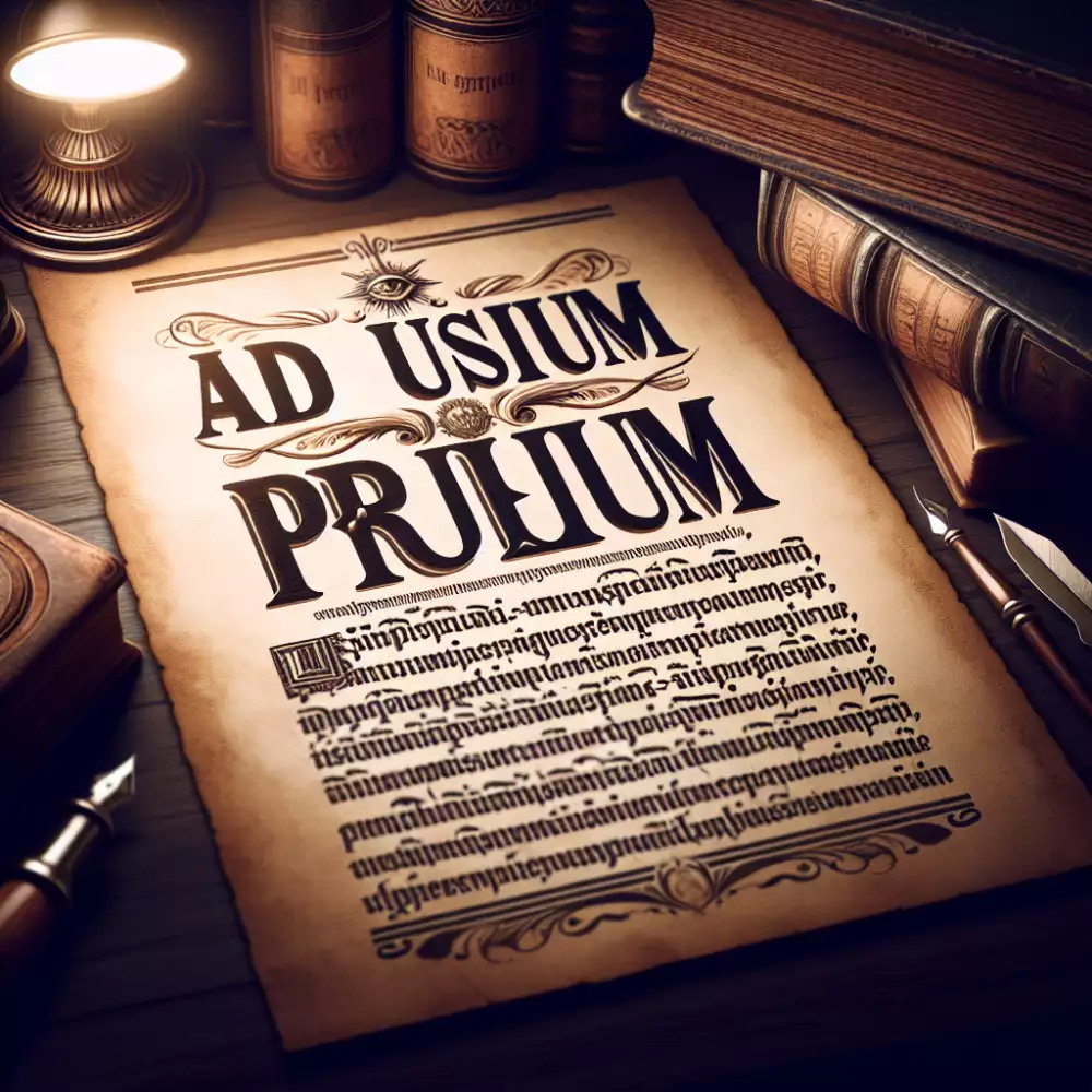 ad usum proprium